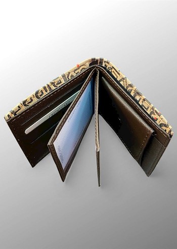 Burberry İthal Deri Renkli Baskılı Erkek Cüzdanı - Görsel 4