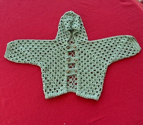 Haute Couture Babysir Water Green Cardigan