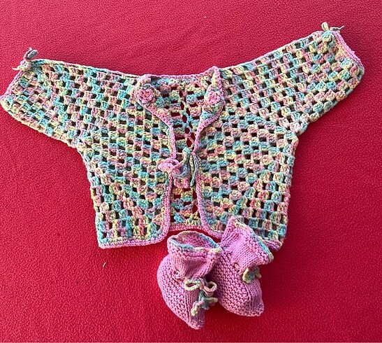 Standart Beden Beden pembe Renk Haute Couture Babylady BabyPink Cardigan