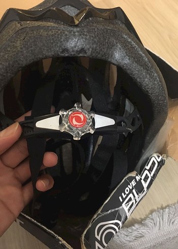 Mavi Biker Stili Motosiklet Kaskı (ayarlanabilir boyut - Görsel 3