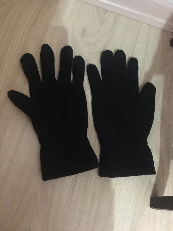 Siyah Kadife  Eldiven unisex - Görsel 2