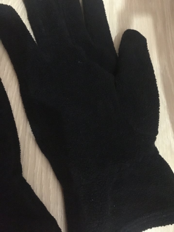 Siyah Kadife  Eldiven unisex - Görsel 3