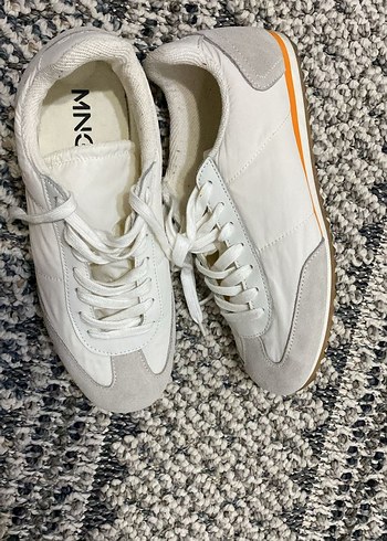 Mango Beyaz MNG Kadın Spor Ayakkabı