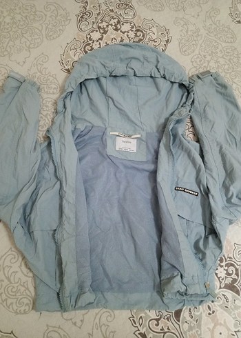 Kadın Gri Kapüşonlu Kısa Denim Ceket m - Görsel 4