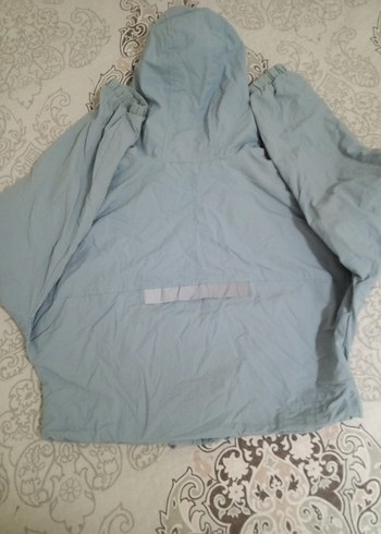 Kadın Gri Kapüşonlu Kısa Denim Ceket m - Görsel 6