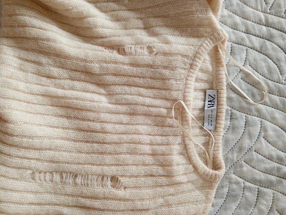 zara yeni  kazak hiç giyilmesi orjinal yumuşak - Görsel 4