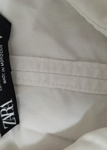 zara Düğmeli Kısa Kollu gömlek az giyildi zara orjinal s - Görsel 4