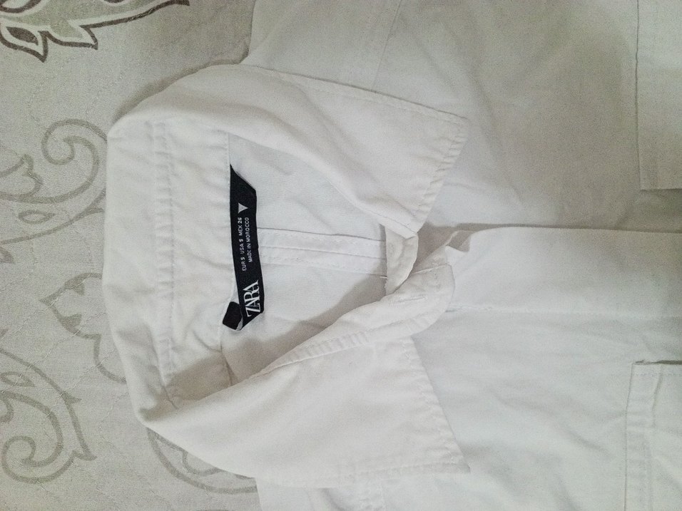 zara Düğmeli Kısa Kollu gömlek az giyildi zara orjinal s - Görsel 3