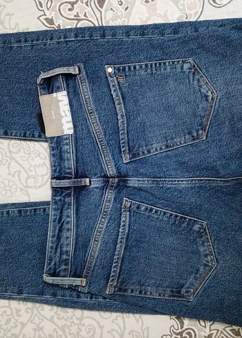 Elastik Belli Mavi Kadın Jean 25/27 - Görsel 6