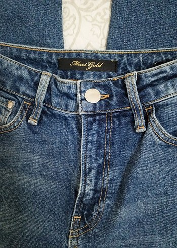 Elastik Belli Mavi Kadın Jean 25/27 - Görsel 3