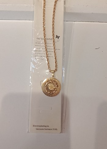 Altın Renkli Kadın Kolye CC310