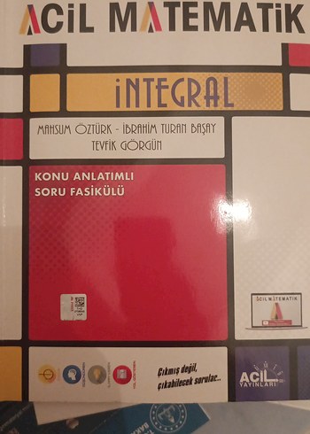 Acil Matematik İntegral Konu Anlatımlı Soru Fasikülü