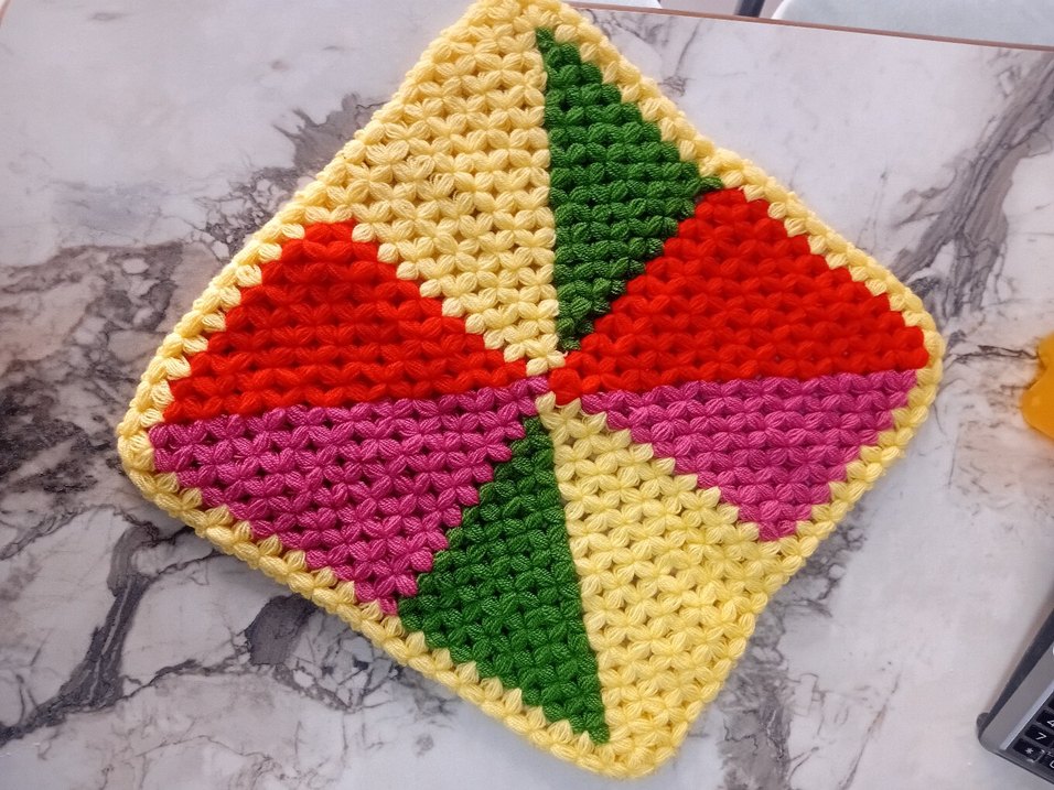 Renkli Nakışlı Banyo kesesi - Görsel 2