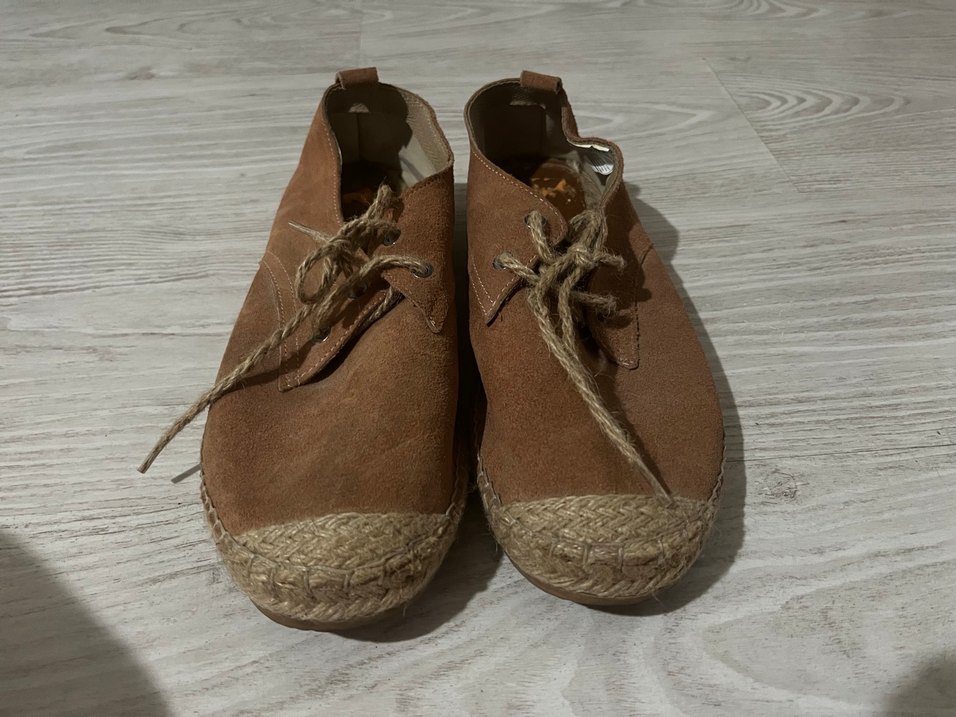 Kadın Süet Kahverengi Espadril - Görsel 2