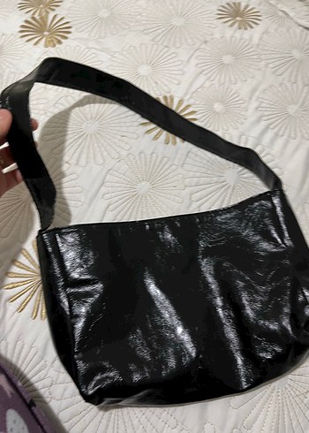 Siyah Deri Gotik Kadın Çanta - Görsel 2