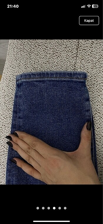 m Beden mavi Renk Mavi Gold Jean