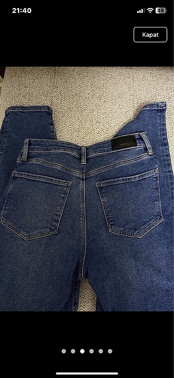 m Beden Mavi Gold Jean