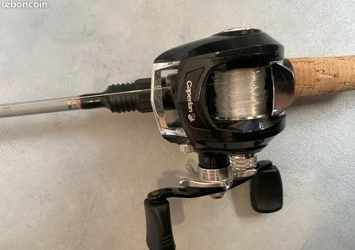 16 Beden siyah Renk Baitcasting olta
