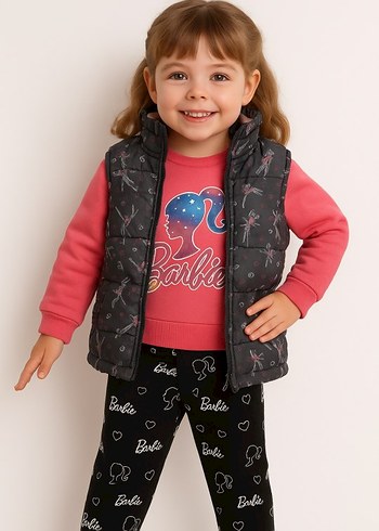 Kız Çocuk Gri Fermuarlı YELEK 3.4 YAŞ - Görsel 2