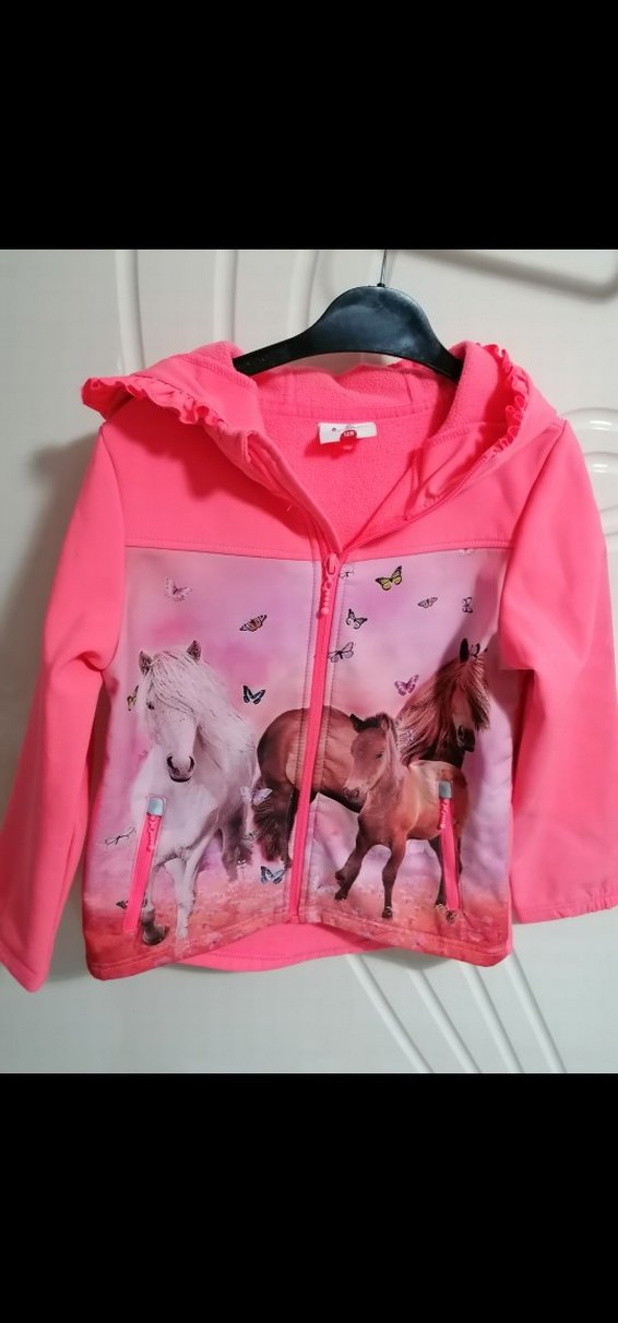 Kız Çocuk Kapüşonlu Baskılı Fermuarlı SWEATSHİRT  mont3.4 yaş - Görsel 3