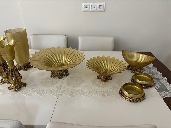 7 parça salon aksesuarı