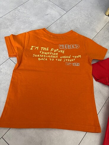 4 Yaş Beden çeşitli Renk Çocuk tshirt