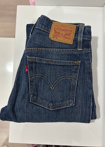 Levis Levi S 501 Koyu Mavi Denim Jean