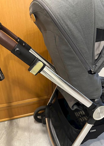 Gri Bebek Arabası Katlanabilir Model - Görsel 3