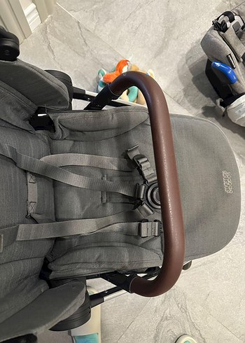 Gri Bebek Arabası Katlanabilir Model - Görsel 5