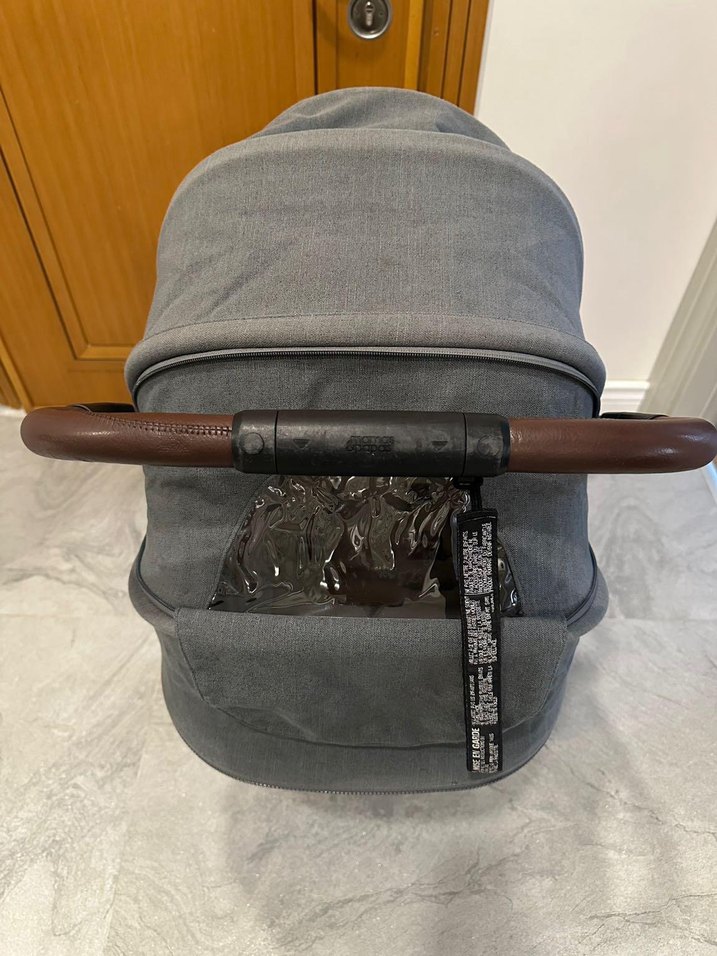 Gri Bebek Arabası Katlanabilir Model - Görsel 4