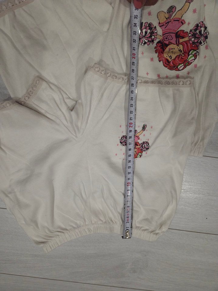 Nakışlı Beyaz Kız boxer Dantel Detaylı - Görsel 3