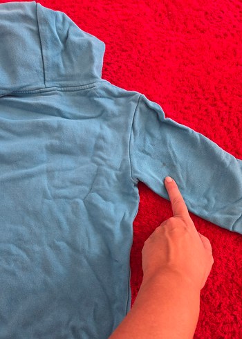 Hello kitty Kapüşonlu Mavi Sweatshirt - Görsel 5