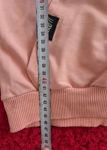 Pembe Kapüşonlu çocuk Sweatshirt - Görsel 3