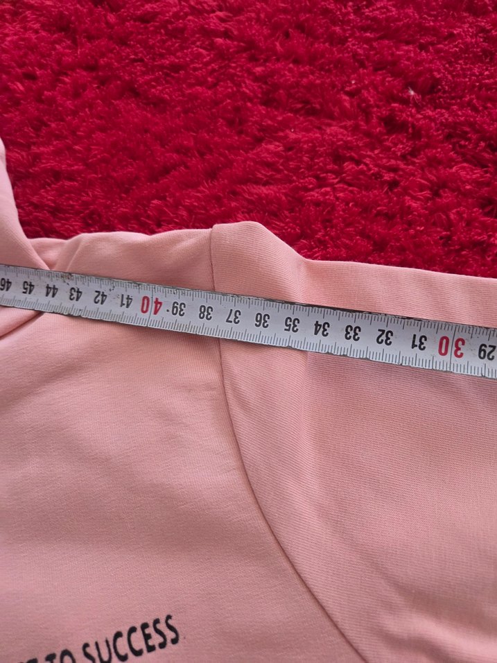 Pembe Kapüşonlu çocuk Sweatshirt - Görsel 4