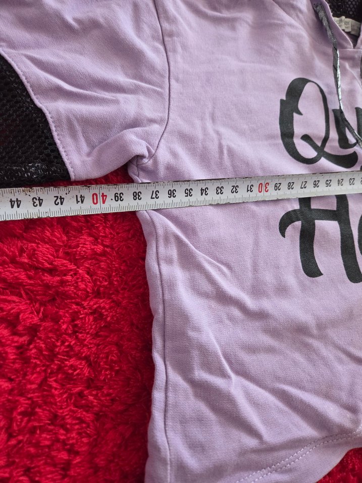 Kız Çocuk Siyah Payetli Kapüşonlu Sweatshirt - Görsel 5