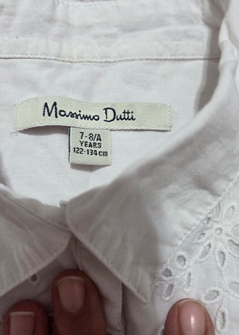 Nakışlı Beyaz Bohem çocuk Gömlek - Görsel 5