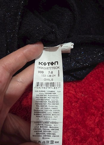 Kız Çocuk Siyah Payetli Uzun Kollu Elbise - Görsel 7