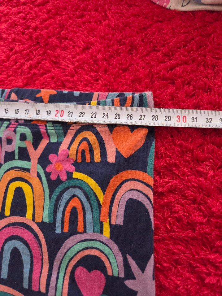 Kız Çocuk Desenli Pamuklu Taytlar - Görsel 5