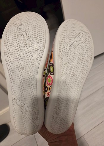 Renkli Çiçek Desenli çocuk Babet - Görsel 4