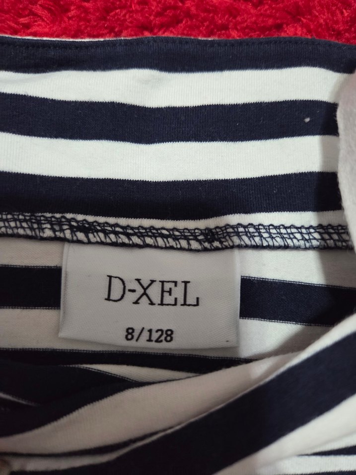 Kız Çocuk Çizgili Uzun Kollu penye elbise - Görsel 4