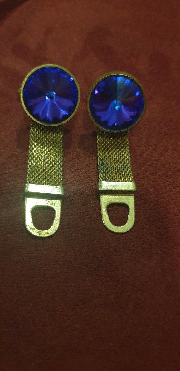 Mavi Vintage Erkek Kol Düğmesi - Görsel 4