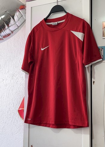 Unısex Kırmızı Kısa Kollu Nike Forma-Spor Tişört