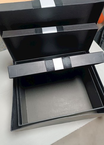 Klasik Siyah Damatlık Hediye Kutusu - Görsel 4