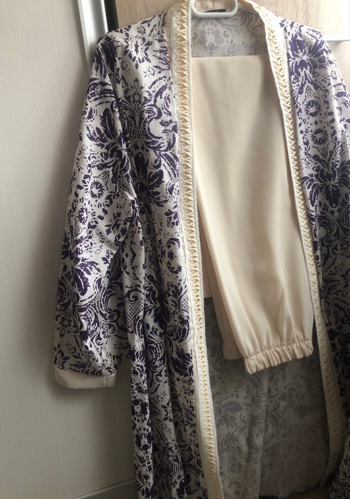 Bej Drapeli Kolsuz Midi Bluz - Görsel 2