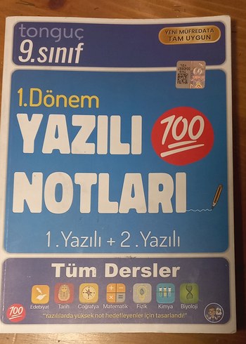 9. Sınıf Yazılı Notları 1. dönem tonguç - Görsel 2