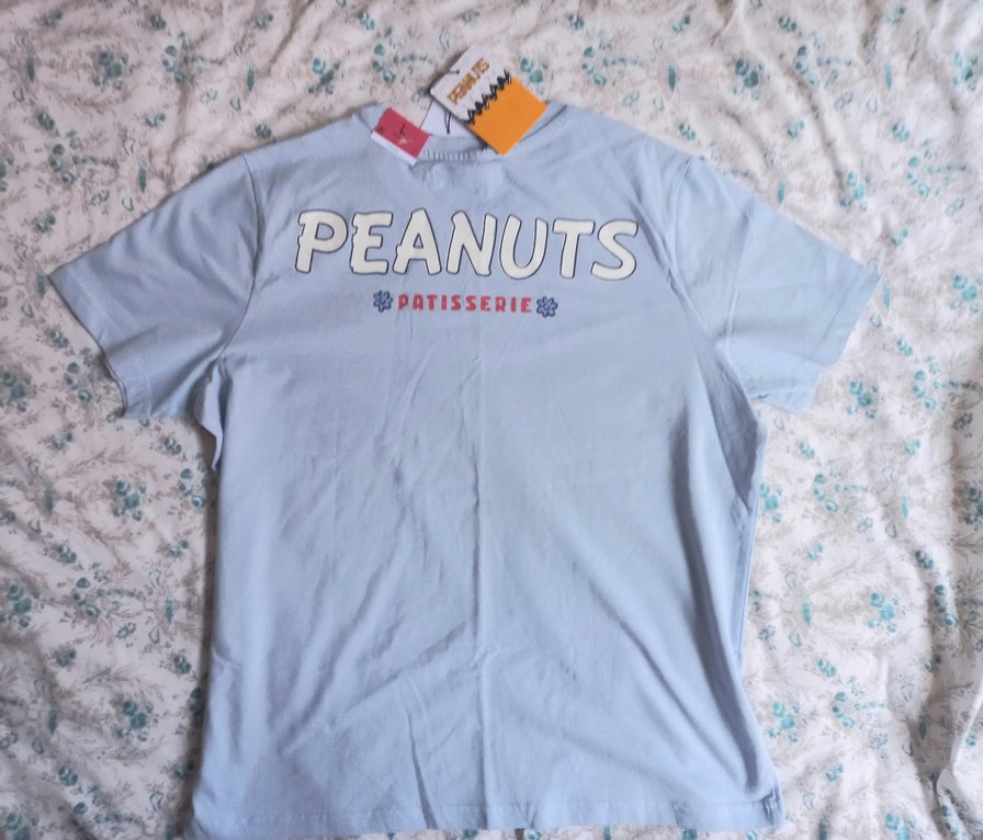 Mavi Pamuklu Kısa Kollu Tişört Lefties. - Görsel 2