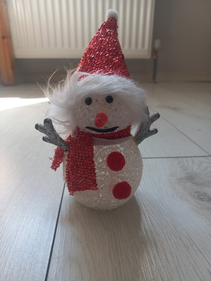 Kardan Adam/ Snowman Figürü Işıklı - Görsel 2