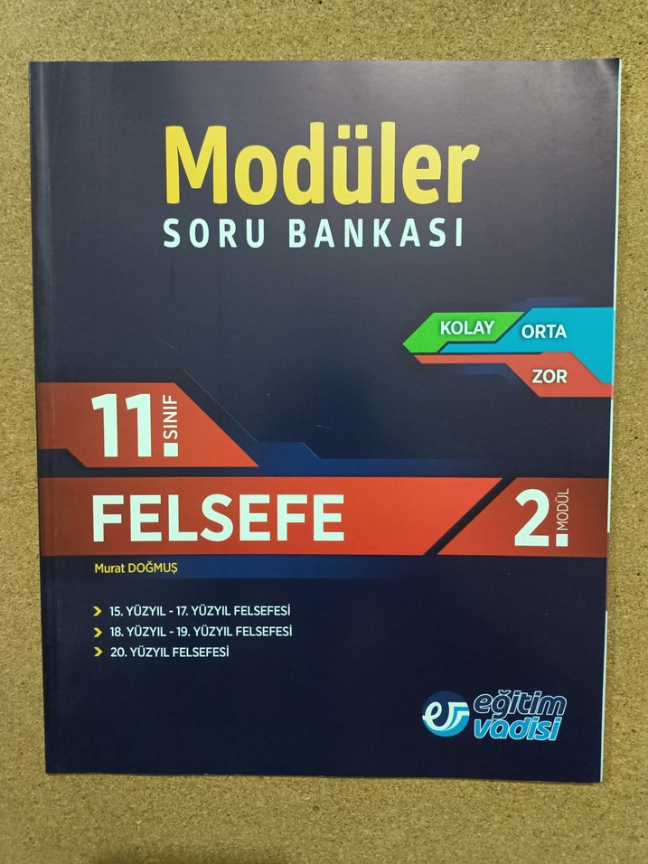 11. Sınıf Felsefe Modüler Soru Bankası - Görsel 2