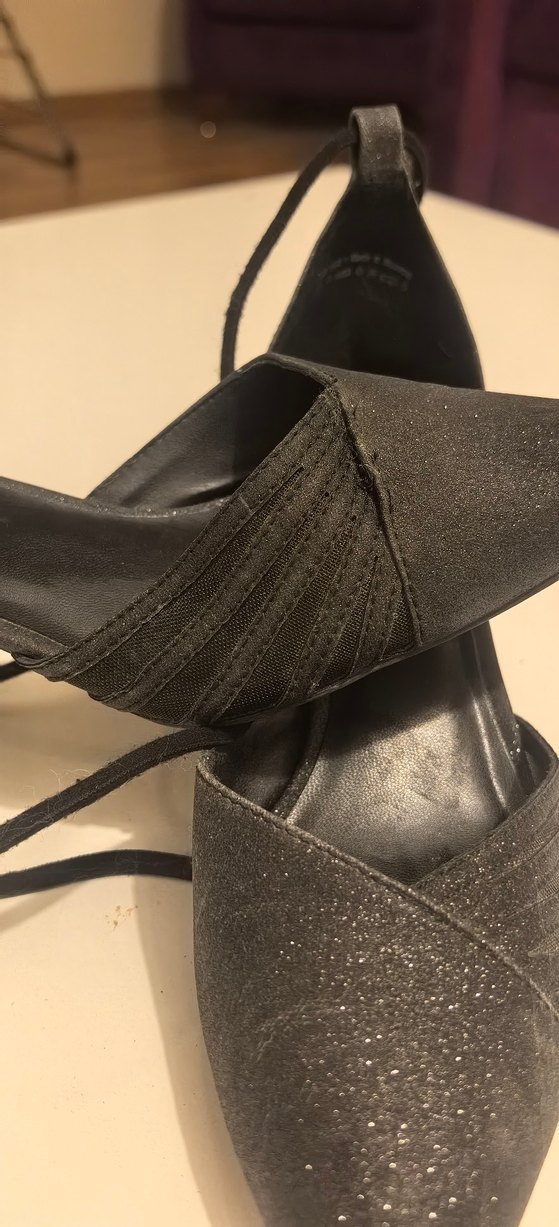 Siyah Bağcıklı Stiletto Topuklu Kadın Ayakkabı - Görsel 3