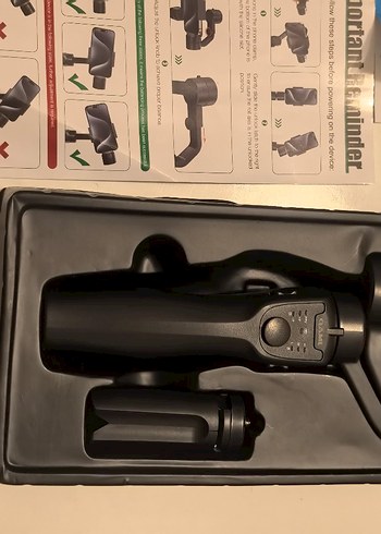 3 Eksenli Gimbal Selfie Çubuğu ve Tripod - Görsel 2